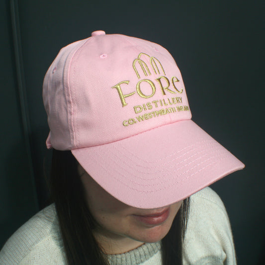 Fore Distillery Baseball Cap/Hat Pink